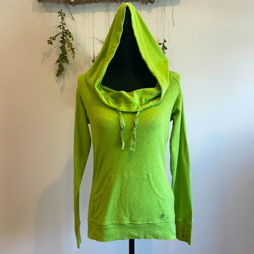 SALE Lime green lightweight sweatshirt small
